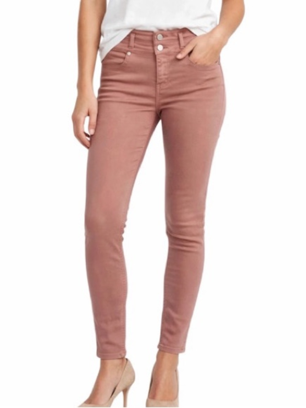 Rose Pink Skinny Jeans